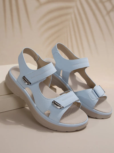 Kara - high heel sandals with velcro