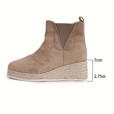 Noa | Trendy enkellaarzen met sleehak