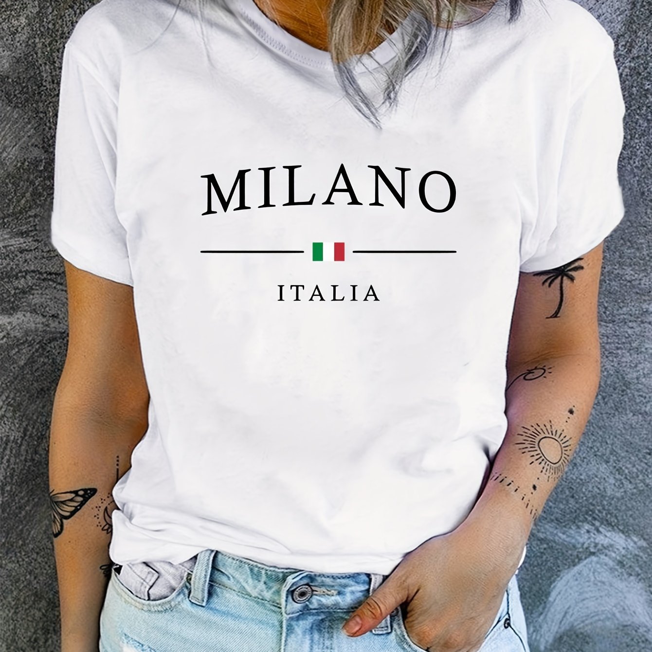 Esmée | Italiaans geïnspireerd print T-shirt