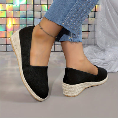 Robin | Effen kleur casual pumps met zachte zool