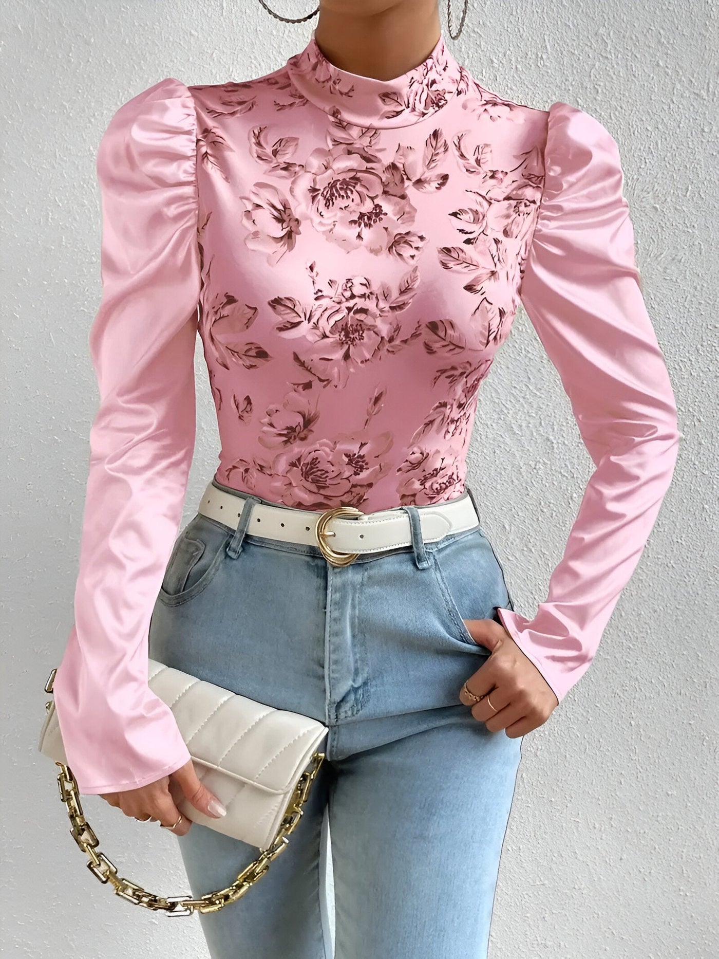 Charelle - Elegante Blouse met Bloemenprint
