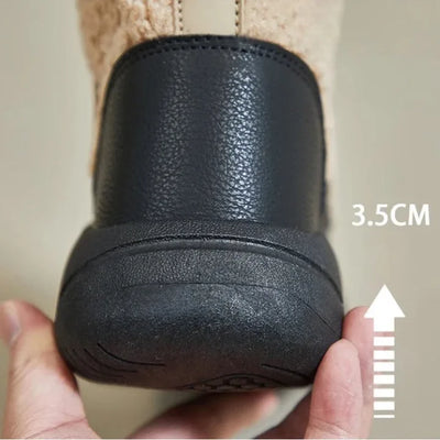 Lily - Trendy autumn ankle boots made of wool 