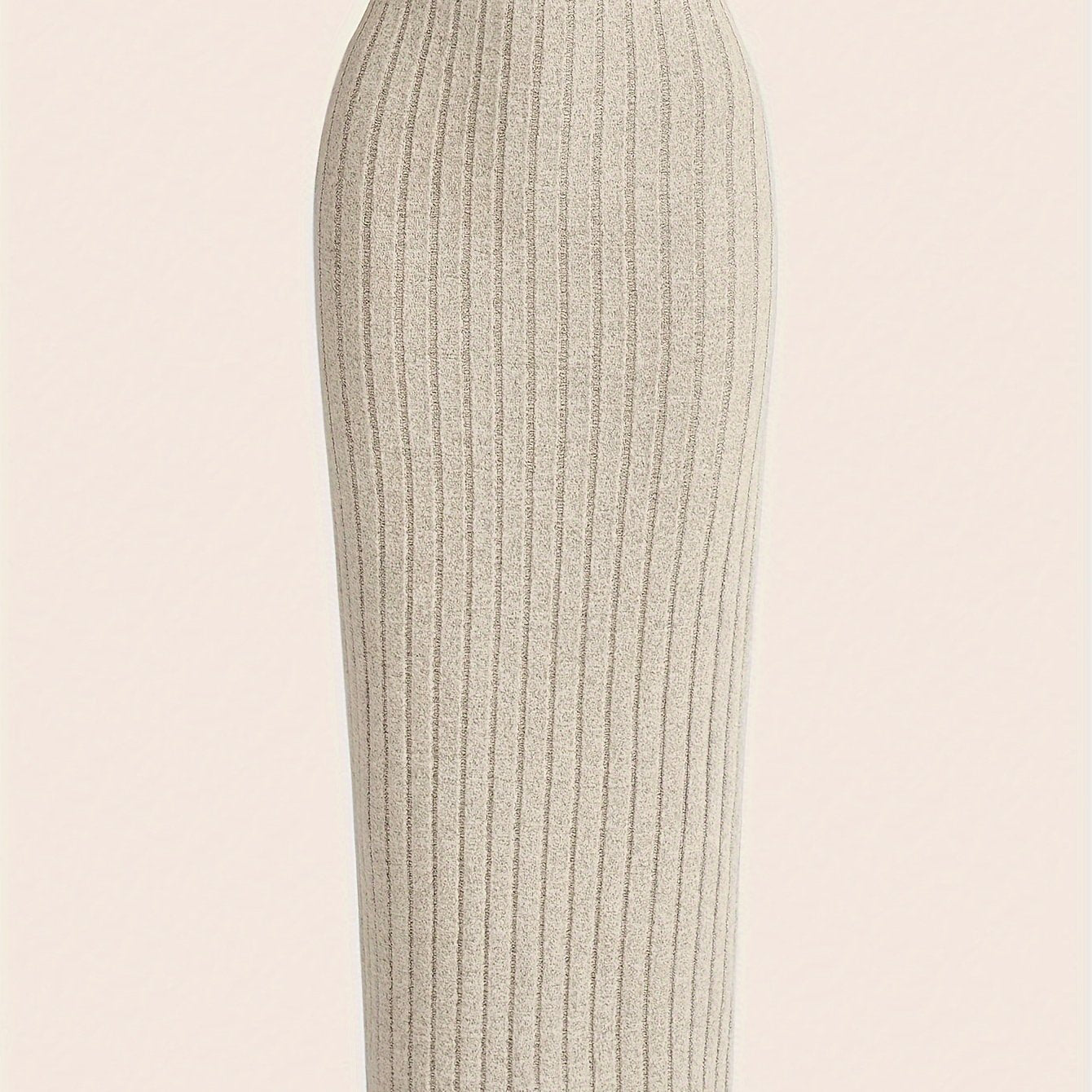 Elena | High-waisted ribbed bodycon skirt