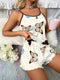 Lotte | Casual pajama set with butterfly print 