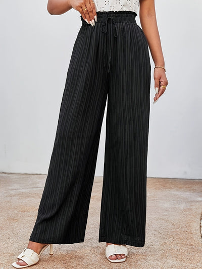 Lotte | Wide-leg summer trousers in solid color