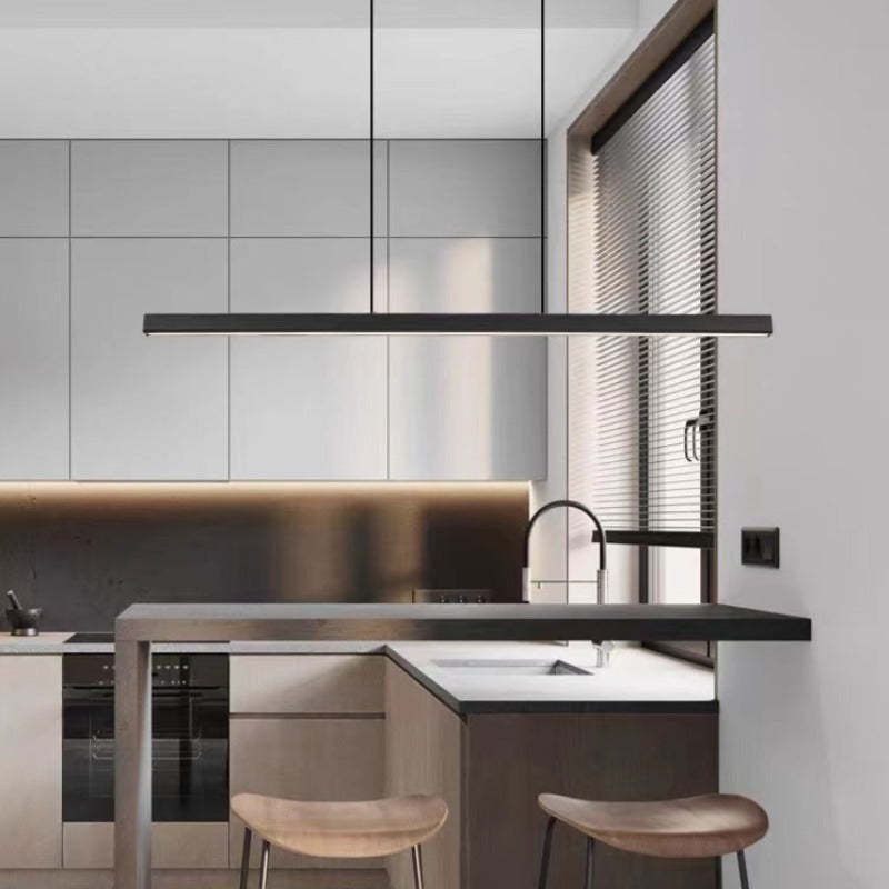 Edge Industrial LED Pendant Lamp Black Living Room Dining Table Metal Acrylic 