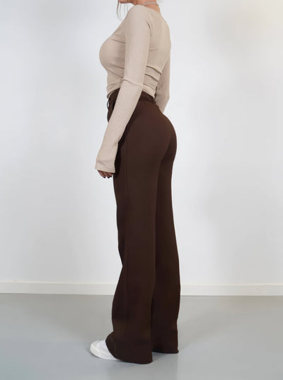 Élodie - Elegant Wide-leg Trousers | Luxurious Comfort &amp; Timeless Style