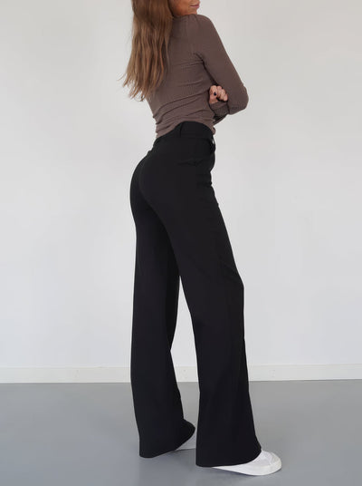 Élodie - Elegant Wide-leg Trousers | Luxurious Comfort &amp; Timeless Style
