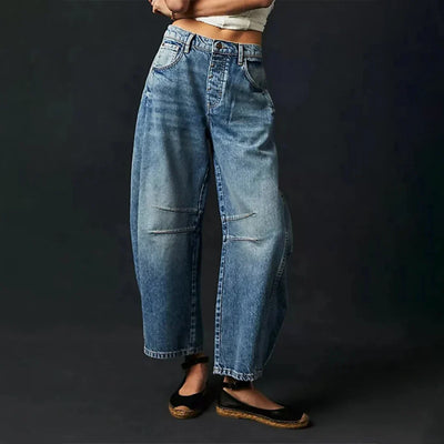 Sovyn - Stijlvolle Wijde Jeans voor Vrouwen