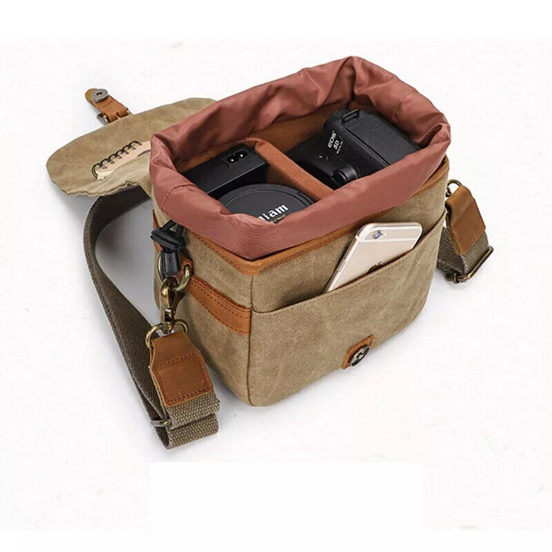 CanvasCaddy - Vintage Canvas DSLR Cameratas