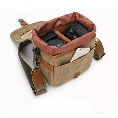 CanvasCaddy - Vintage Canvas DSLR Cameratas