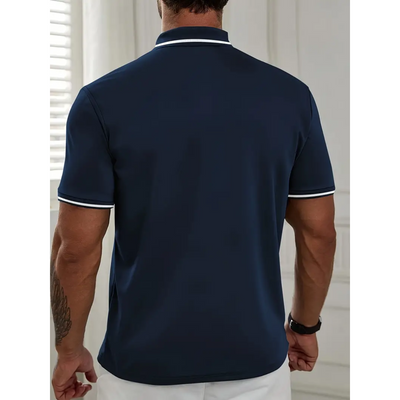 Willem - Casual polo met korte mouwen