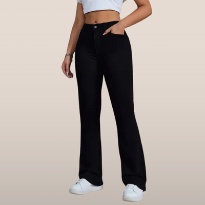 Johanna - High-waisted elastic pants