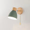 Nelvira – Minimalist Wooden Cone LED Wall Light