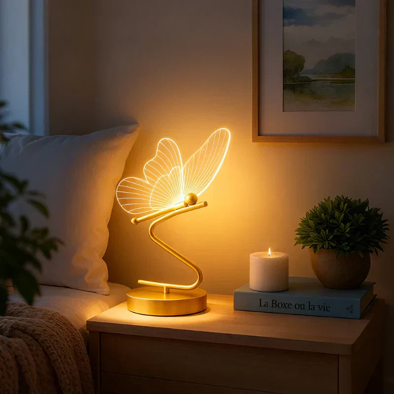 Veliora - Butterfly Wings Table Lamp
