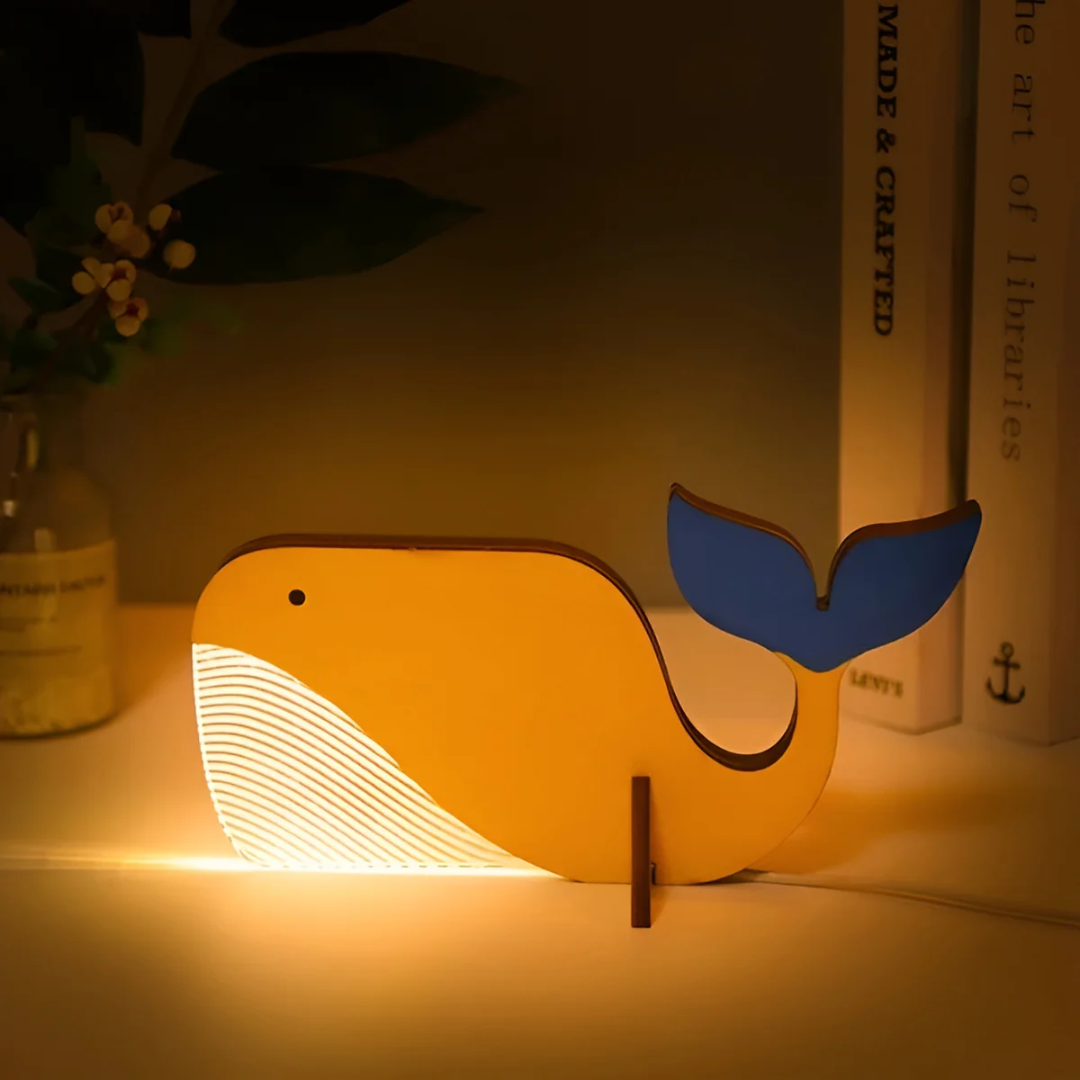 Novian – Nordic Wooden Animal LED Table Lamp 1 Light