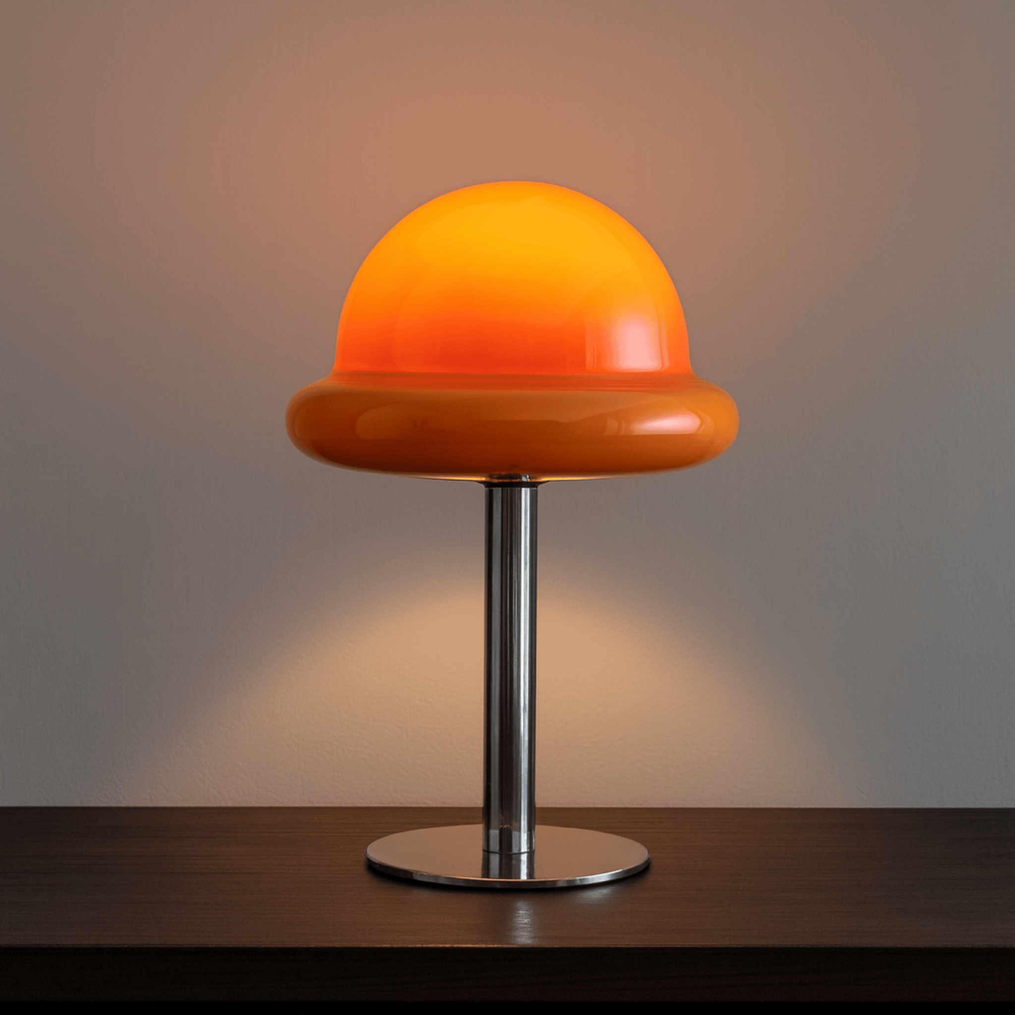 Lumirel - Retro Glass Mushroom Table Lamp