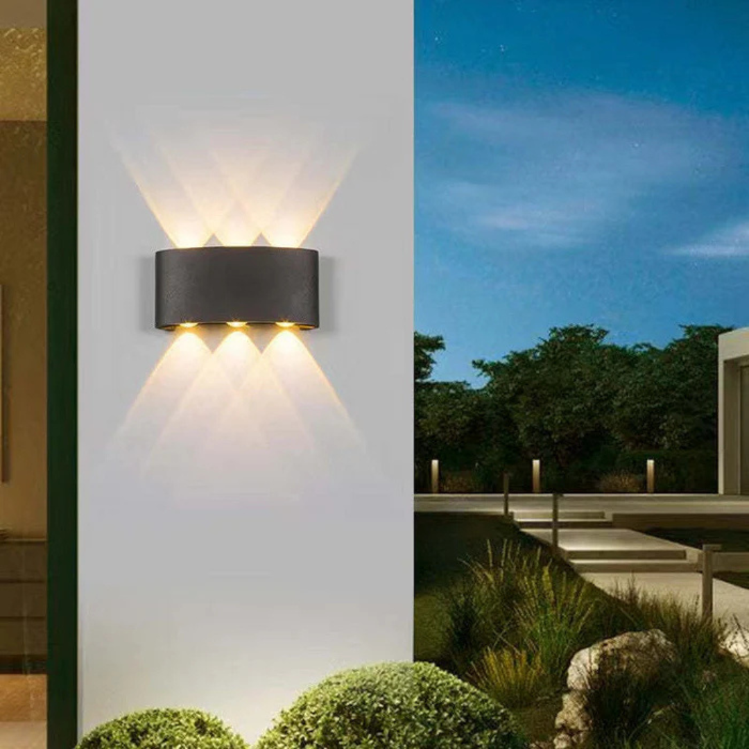 Rivik - Indoor Outdoor LED Wall Light IP54 Warm White