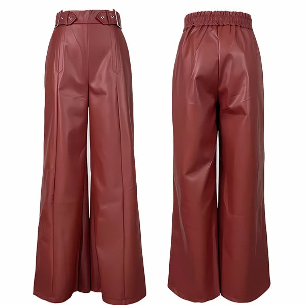 Livia | Stylish High-Waisted Wide Leg Pants for Women