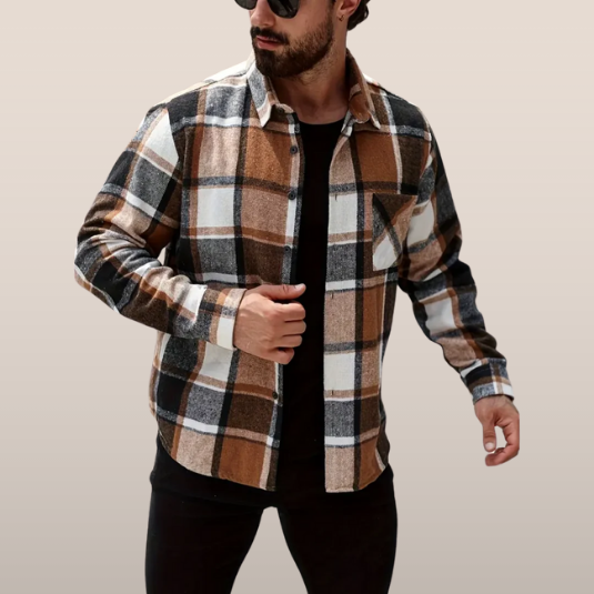 Gerard - Fleece checked vest