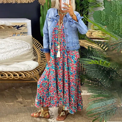 Alma - bohemian maxi jurk