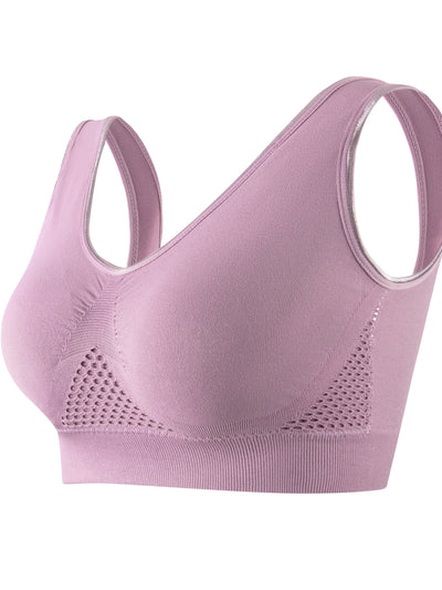 Femme | Plus size women's sports bra, breathable mesh and quick-drying