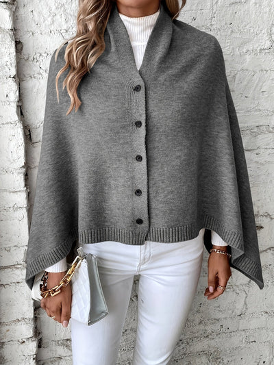 Elke | Sturdy cardigan with button at the front