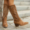 Elin | Fashionable women's cowboy boots with a thick heel