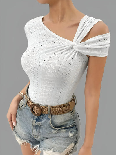 Bixie - Asymmetrische Schouderblouse