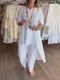 Karina - Plain linen leisure suit for women