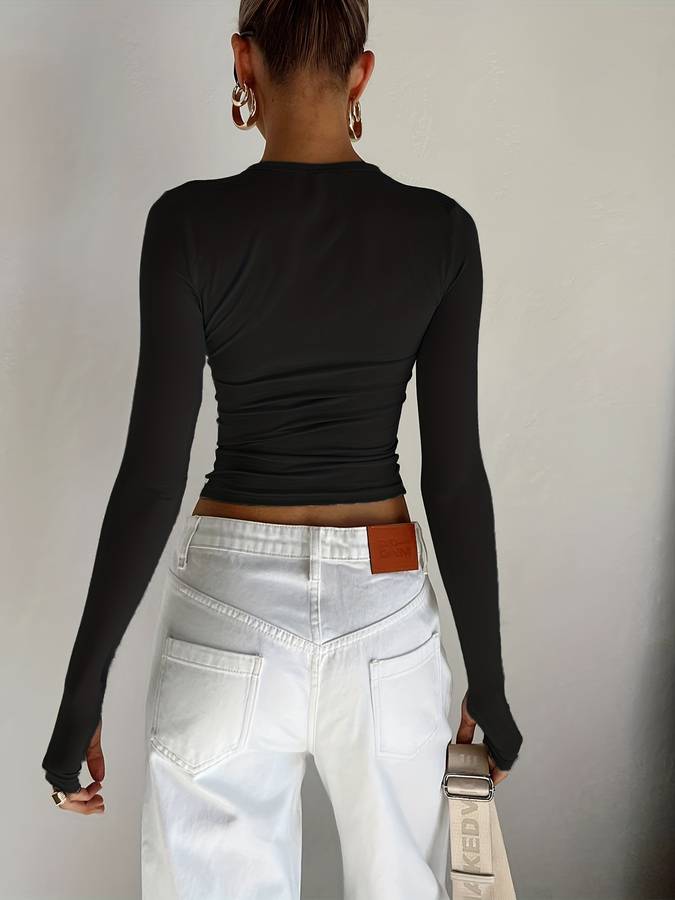 Lotte
 Basic long sleeve top