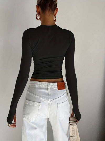 Lotte
 Basic long sleeve top