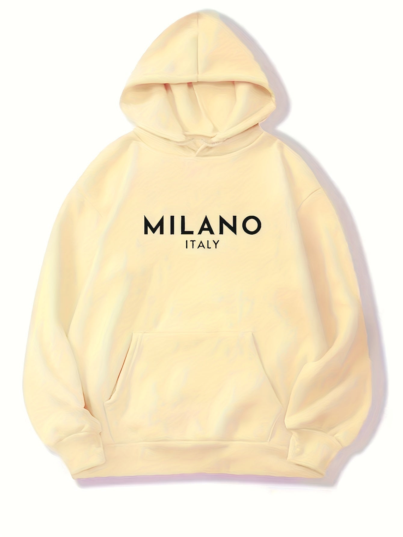 Elena | Hoodie with Italy print and drawstring