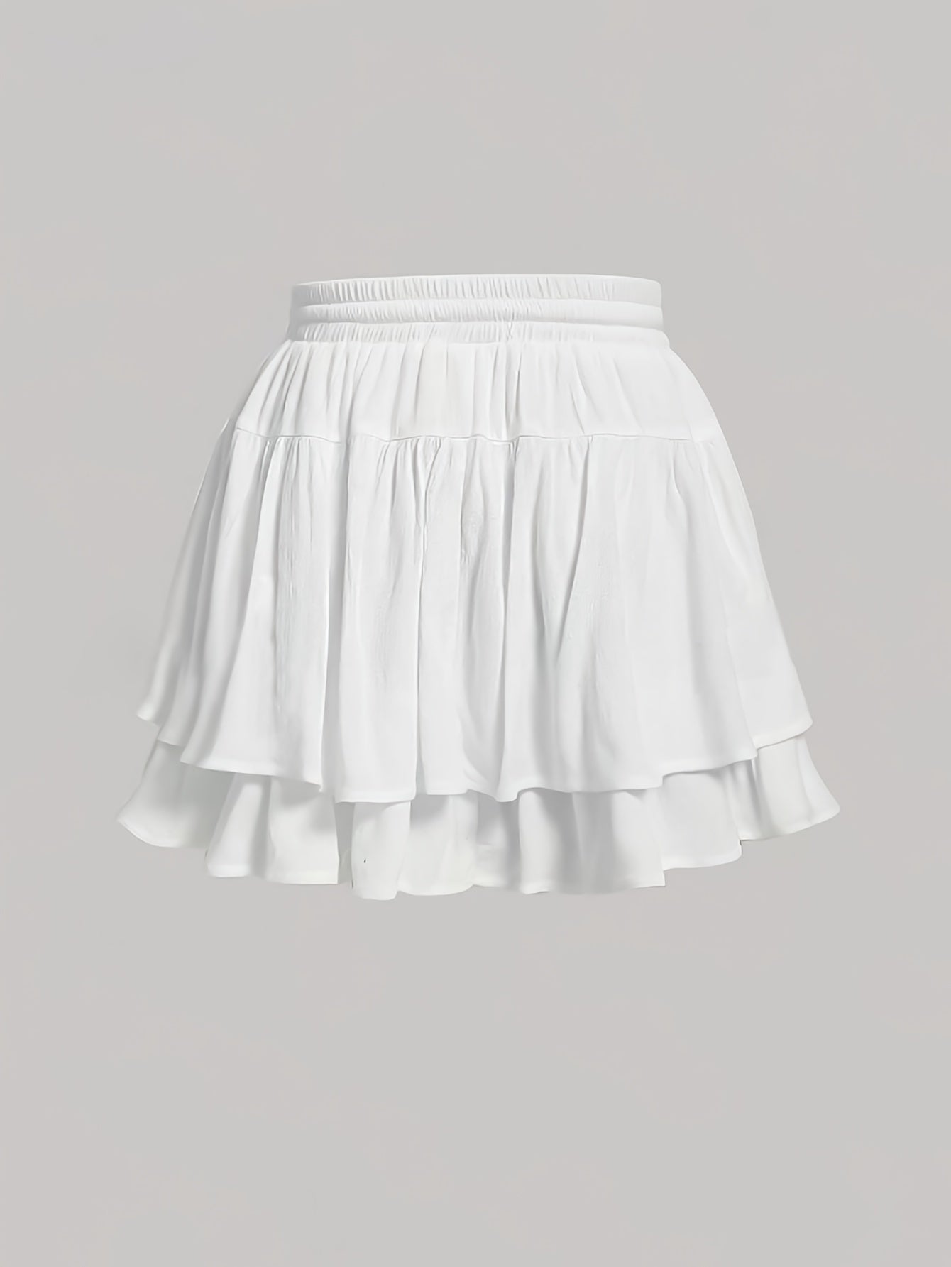 Lara | High-waisted pleated A-line mini skirt