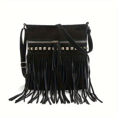 Alouette - Vintage Schoudertas met Kwastjes