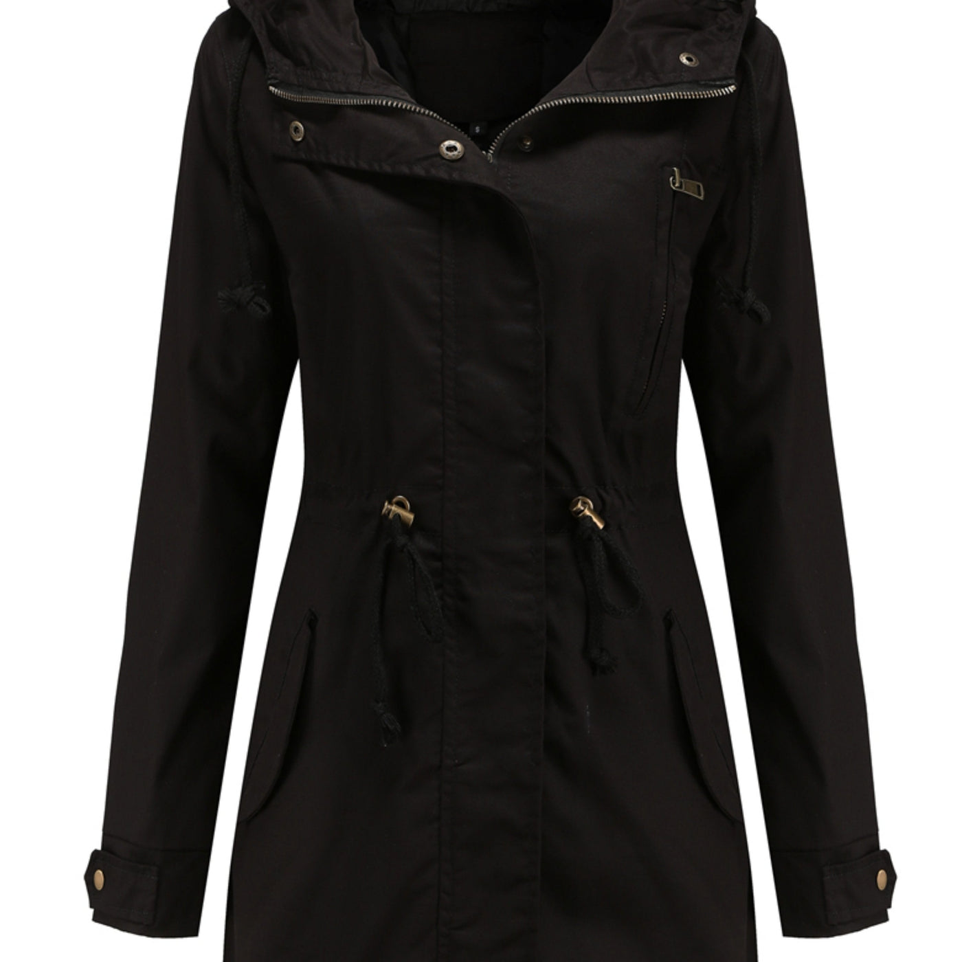 Emilia | Hoodie parka jacket with drawstring waist