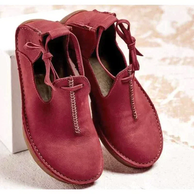 High-quality leather women's shoes for autumn