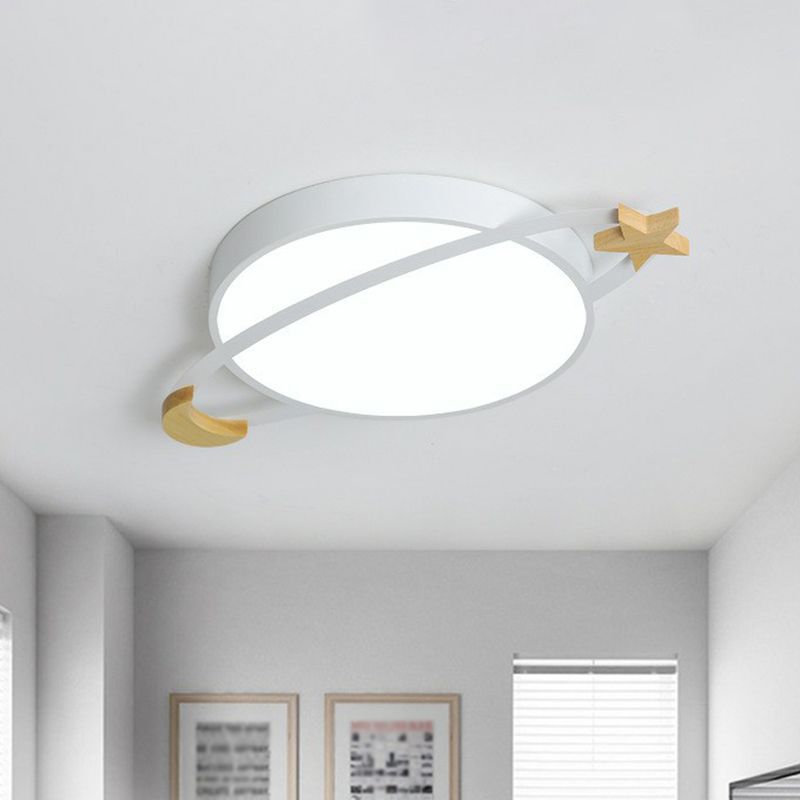 VirelIiade – Modern LED Ceiling Light in White/Green/Grey