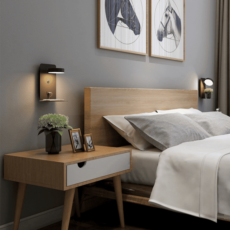 Velorow – Warm Glow Bedside Lamp for Stylish Comfort