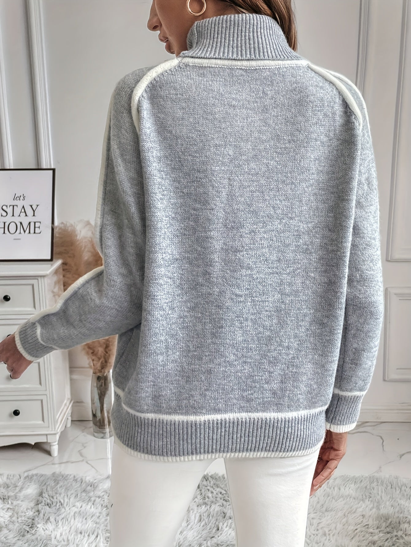 Elin | Elegant turtleneck sweater with long sleeves