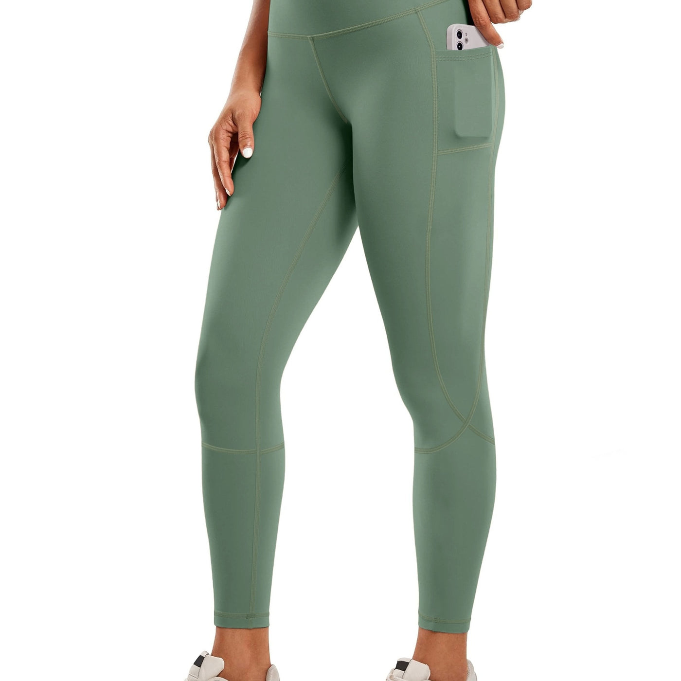 Nina | Sneldrogende dames yogalegging met hoge taille en zak