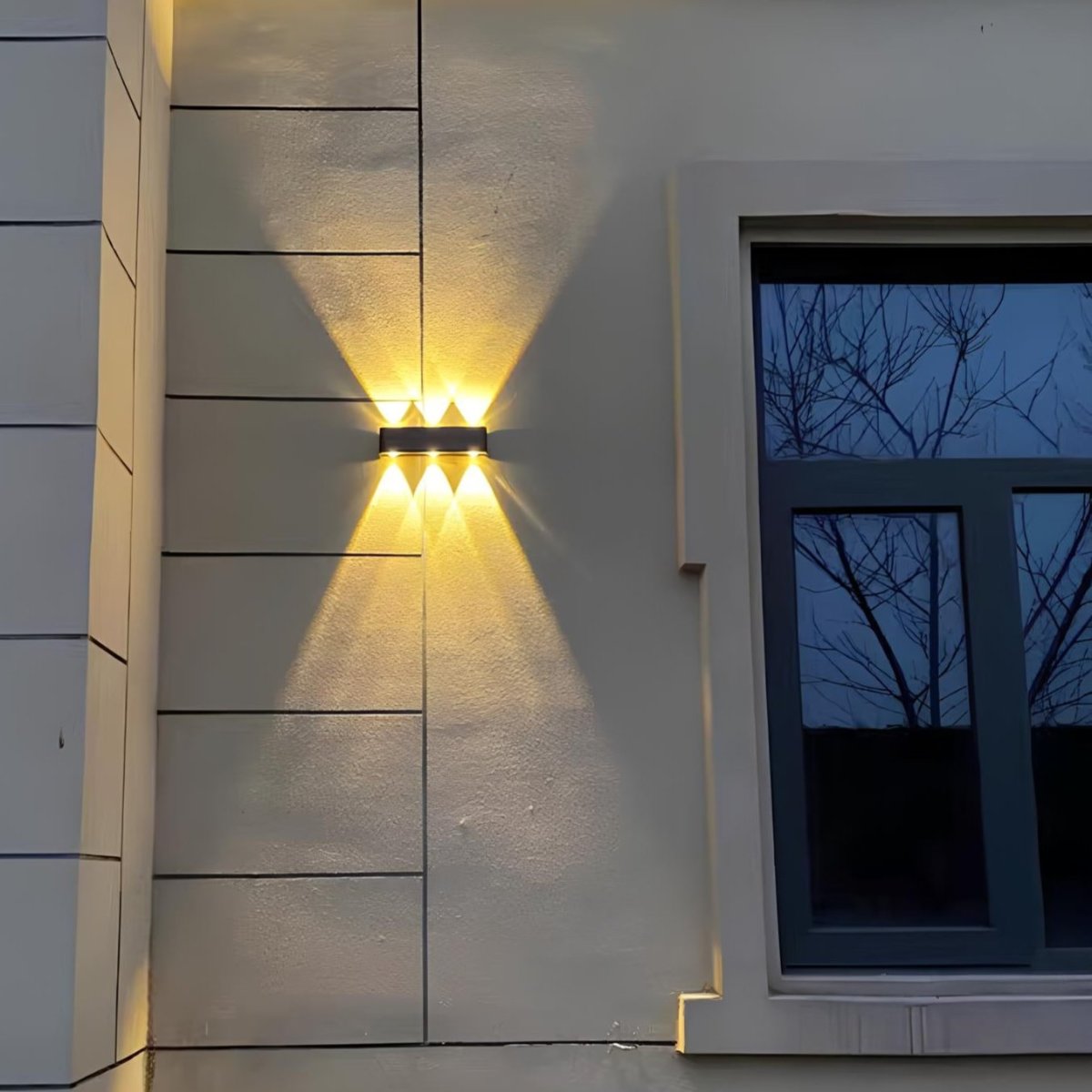 Aurivex - Solar LED Wall Light Warm White Outdoor