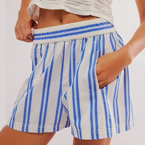 Jazmin - Striped summer shorts