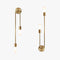Mezara - Modern Gold LED Wall Sconce Set of 2