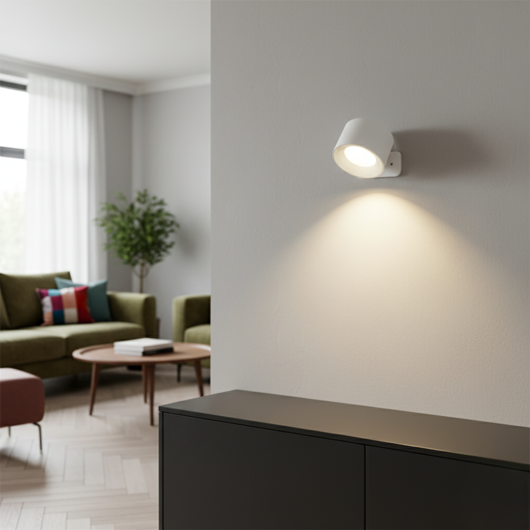 Zyvra - Dimmable Battery Powered LED Wall Light