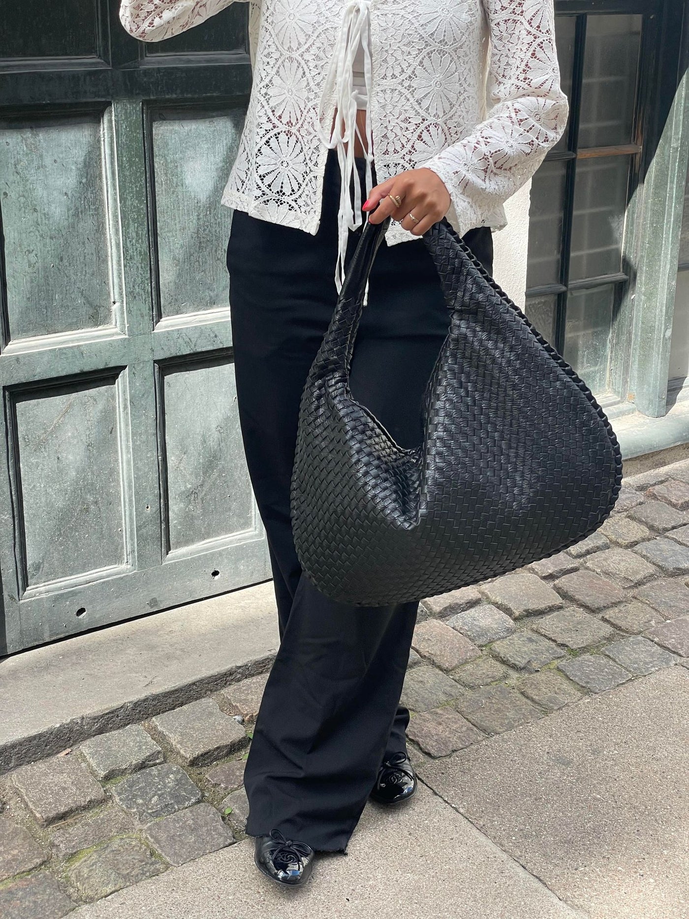 Geweven handtas als must-have