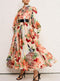Azalea - Print in Fortune midi-jurk