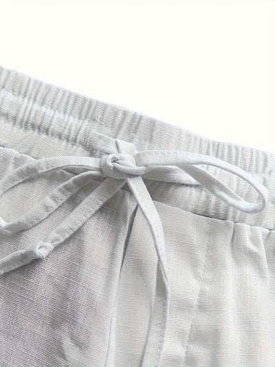 Jasper | Plain loose-fitting summer trousers