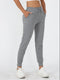 Eva | Effen kleur casual hardloopbroek met zak