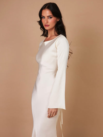 Merliah - Lange Mouwen Gown Voor Dames - Klassiek & Tijdloos